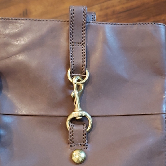 COACH brown leather knee lenght boots - Picture 6 of 10